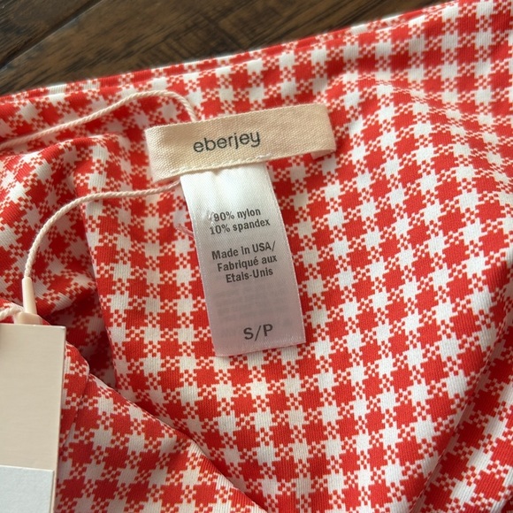 Nwt Eberjey | Betty Noelle One-Piece Gingham Swimsuit - Picture 6 of 7